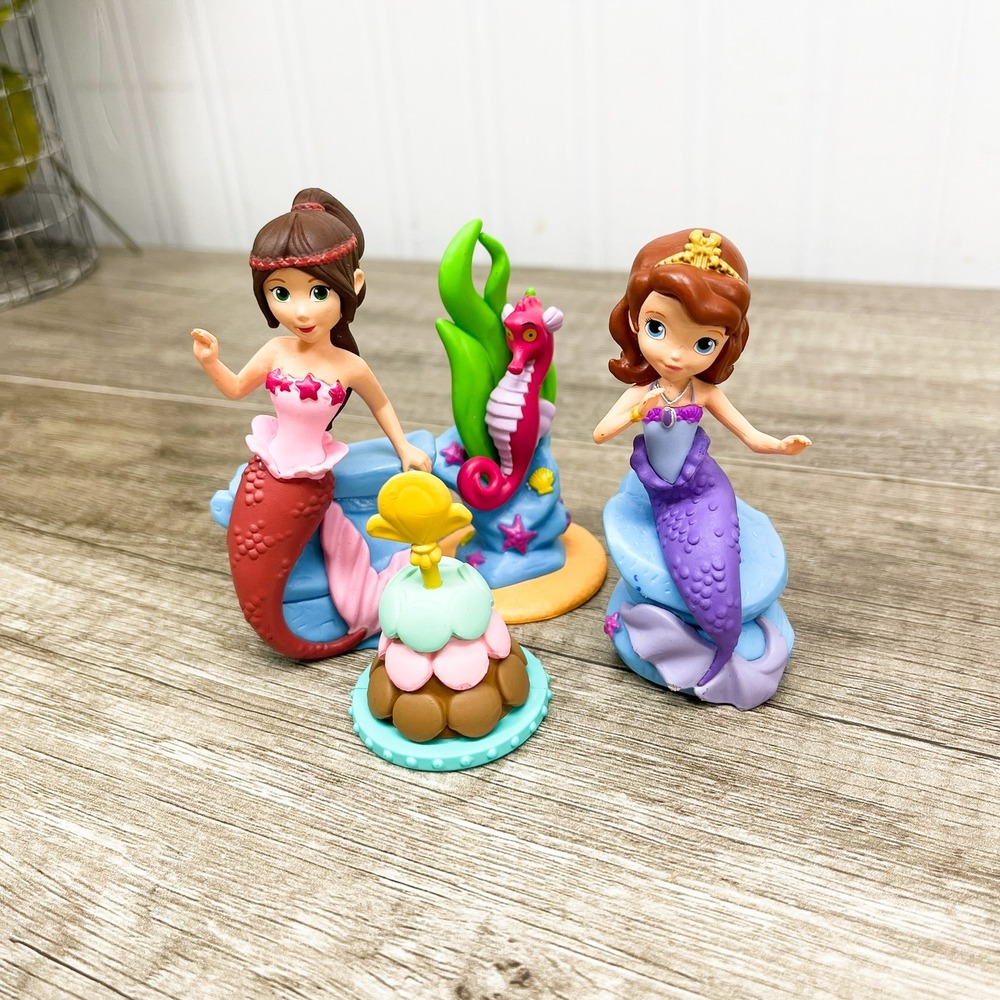 Disney Sofia the First Mermaid Oona Seahorse Figure Set Just Play